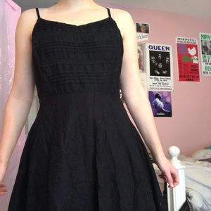Black Embroidered Sundress
